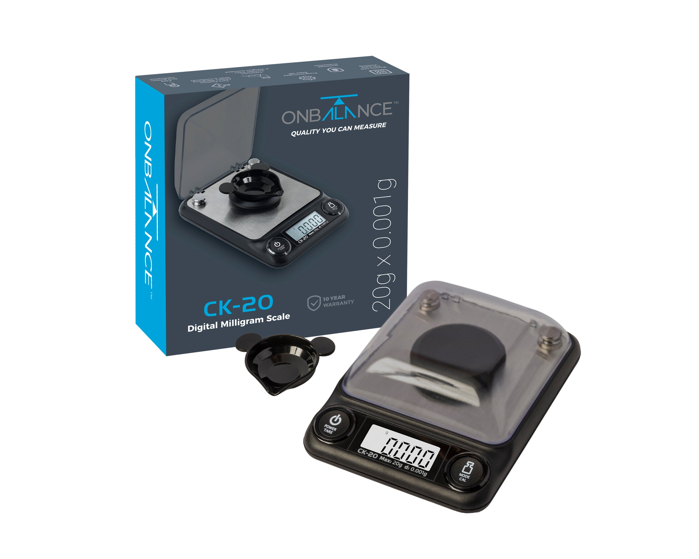 CK-20 On Balance Digital Milligram Scale 20g x 0.001g