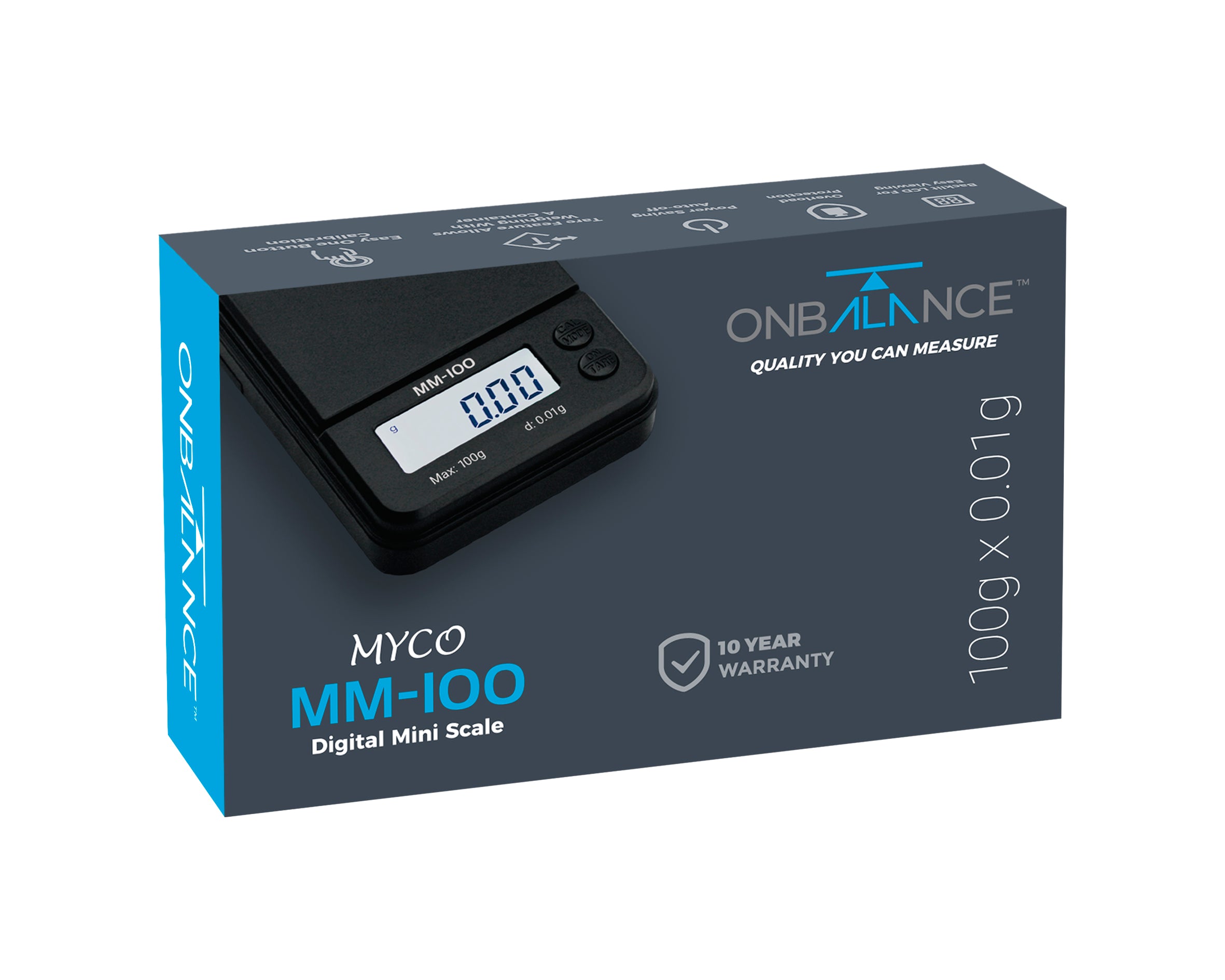 MM-100 Myco MM Series Miniscale 100g x 0.01g