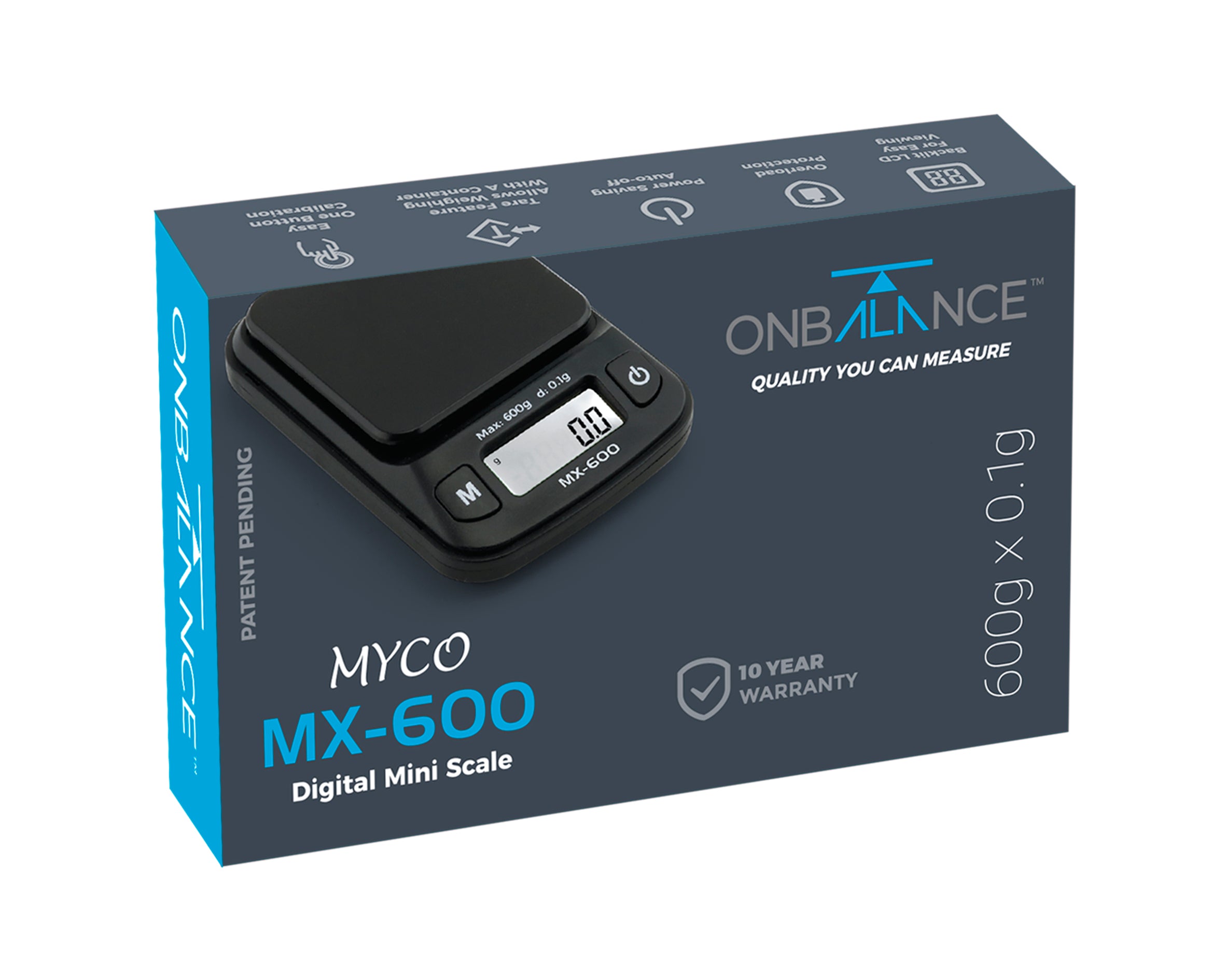 MX-600 Myco MX Series Digital Miniscale 600g x 0.1g