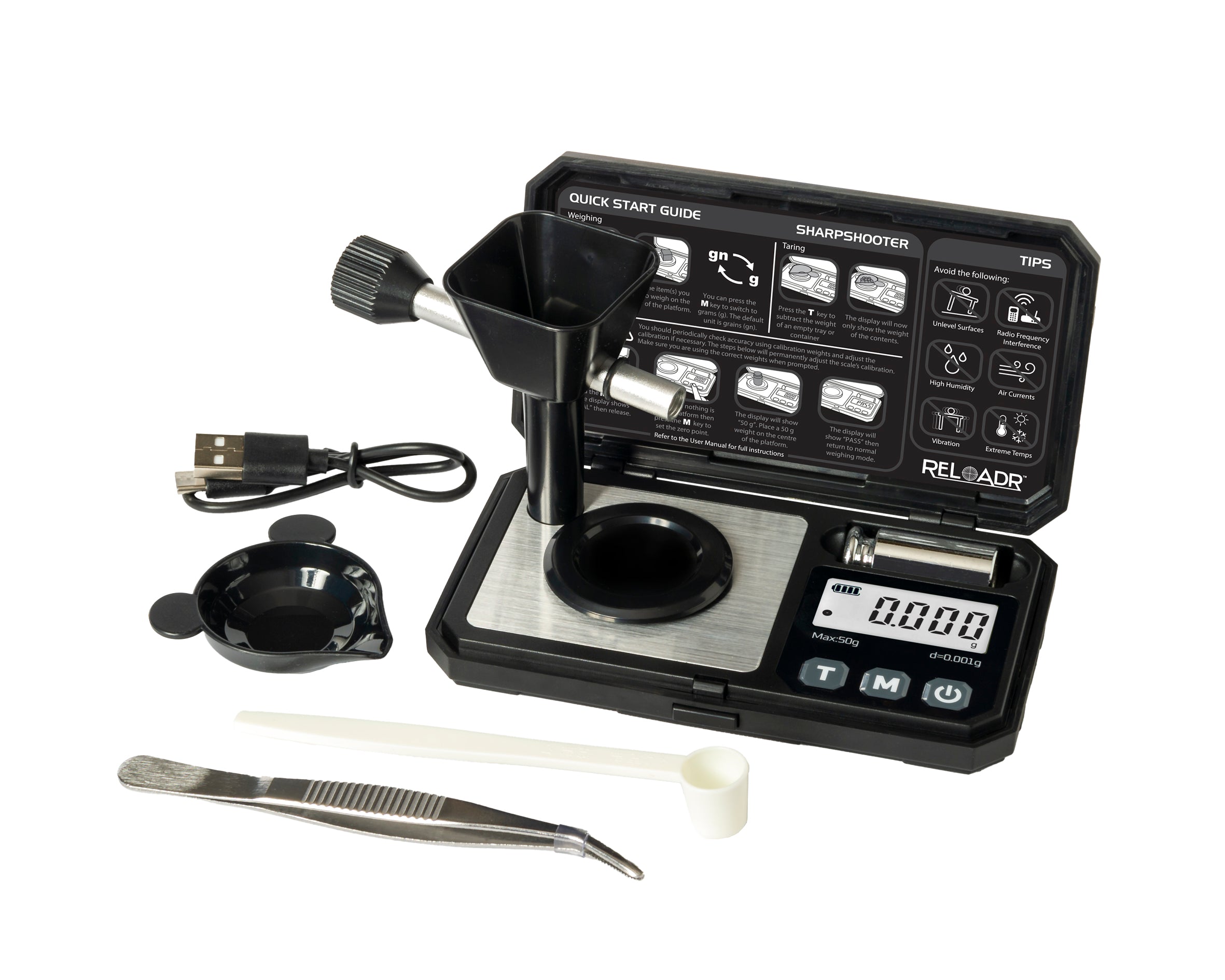 RSS 50 ON BALANCE RELOADR SHARPSHOOTER SCALE MILLIGRAM KIT 50G X 0 00 rss-50-on-balance-reloadr-sharpshooter-scale-milligram-kit-50g-x-0-00