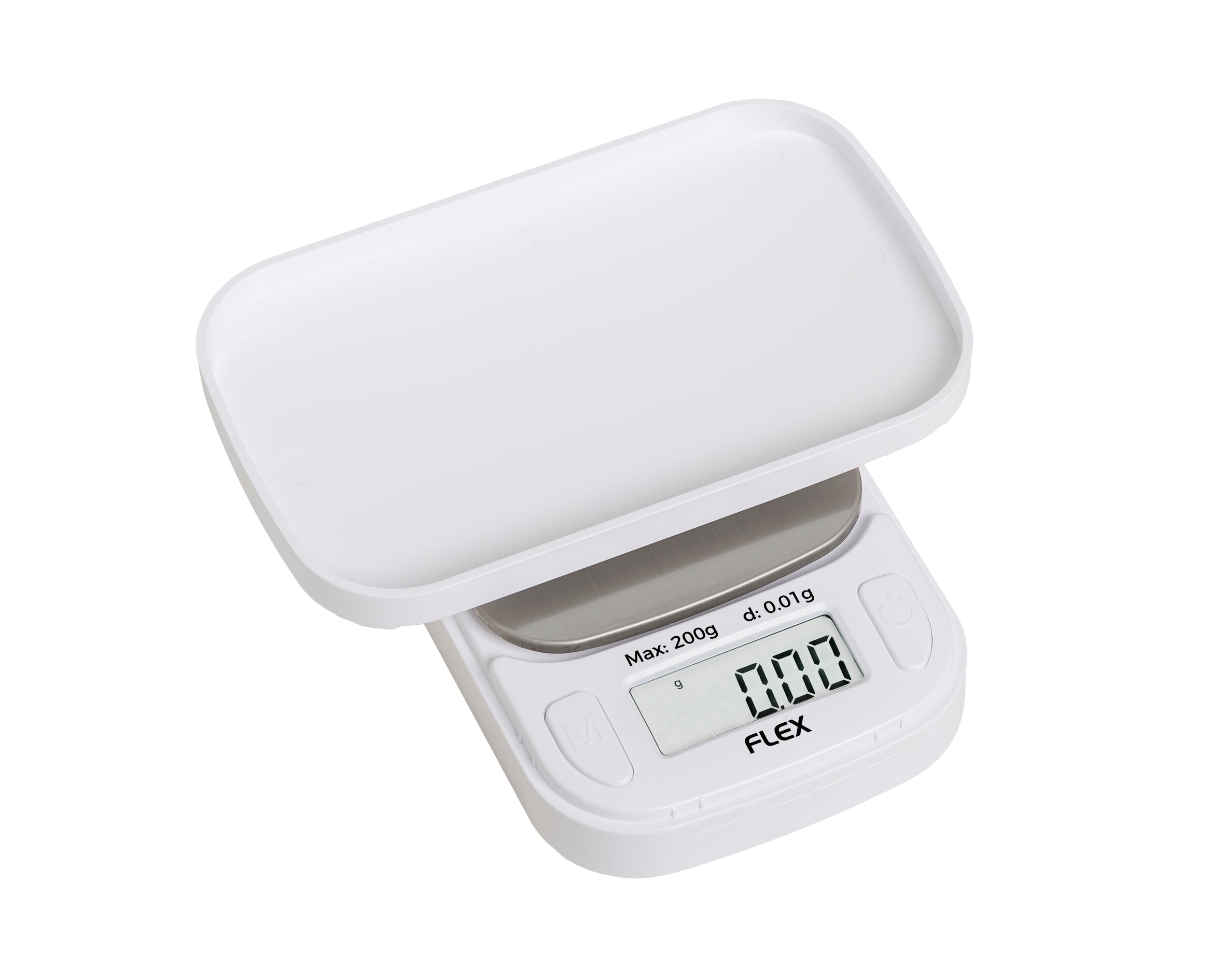 FL-200-WH FLEX ON BALANCE DIGITAL MINI SCALE 200G X 0.01G - WHITE