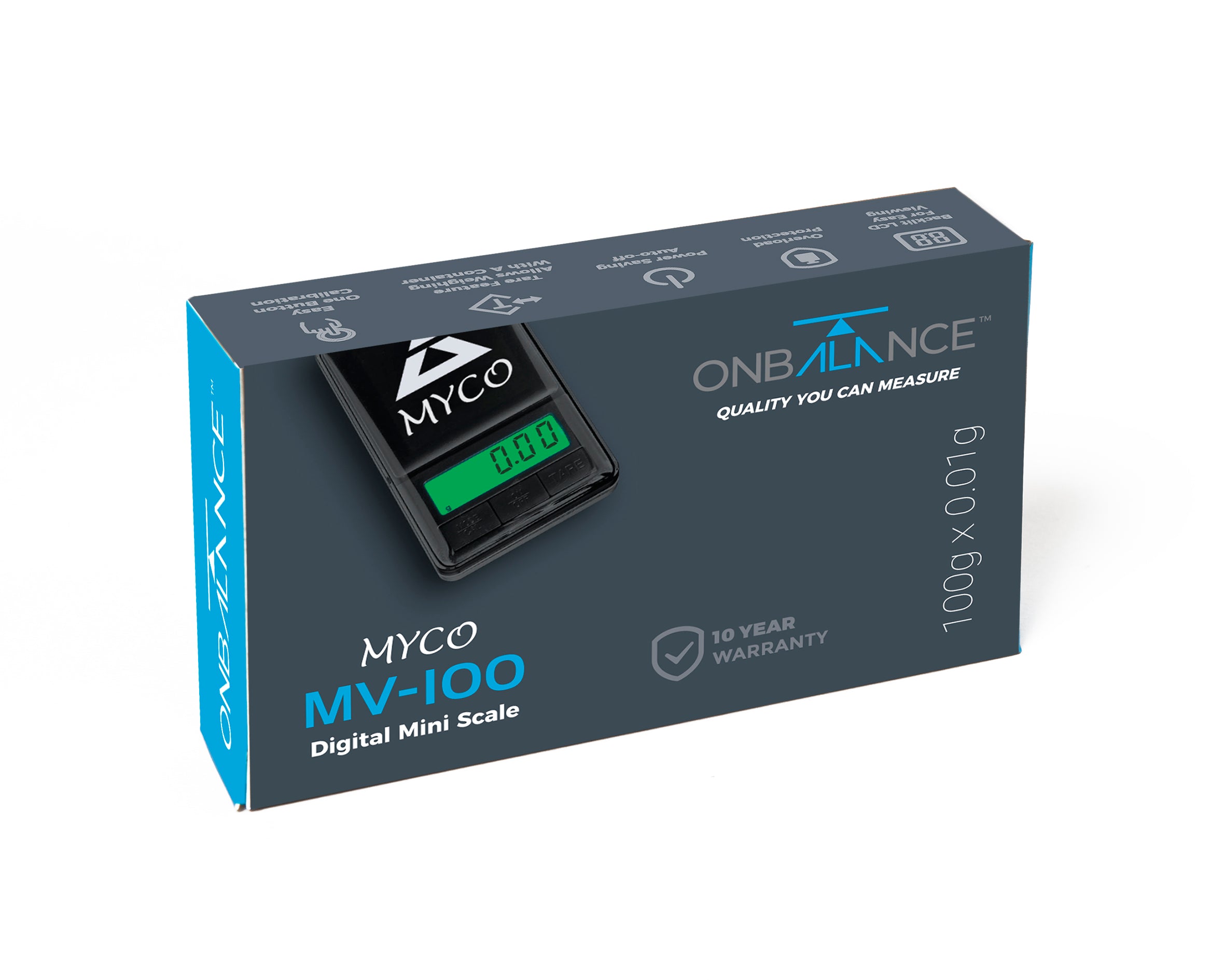 MV-100 Myco MV-Series Miniscale 100g x 0.01g