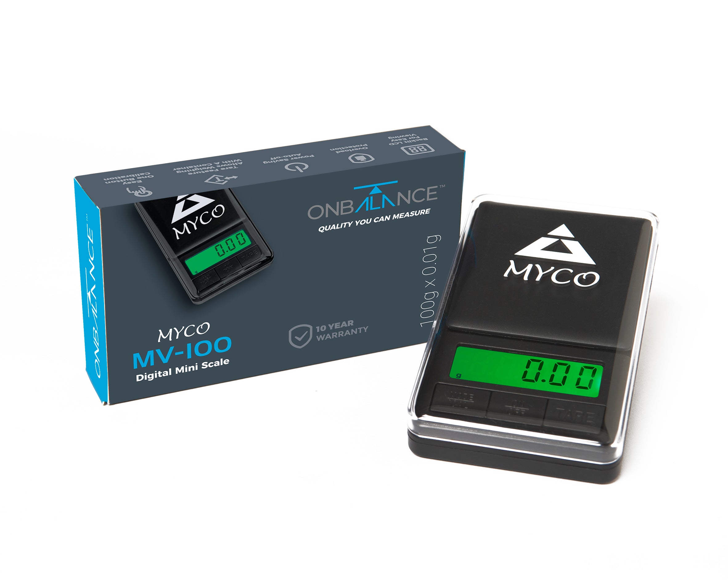 MY-100 Myco MY Series Miniscale 100g x 0.01g – Truweigh