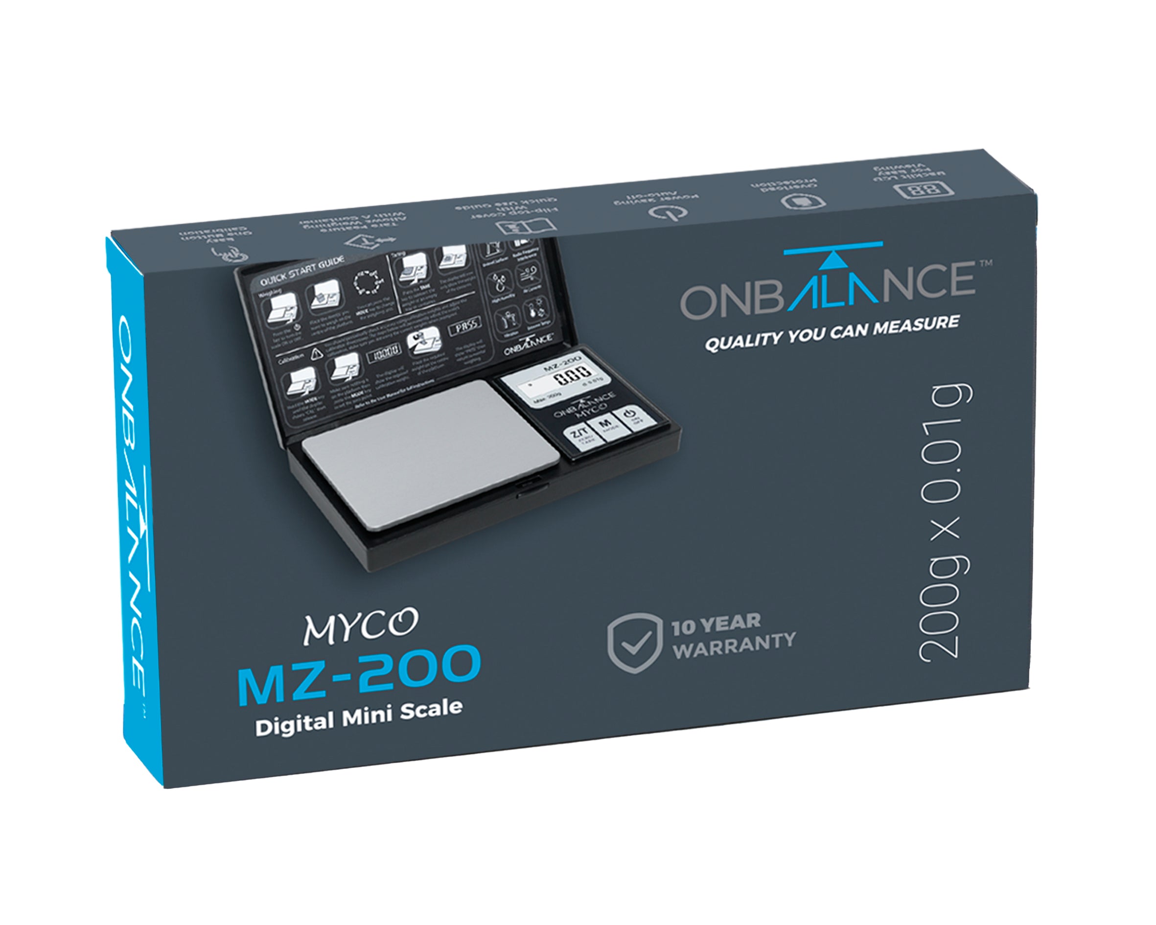 MZ-200-BK Myco MZ Series Miniscale 200g x 0.01g