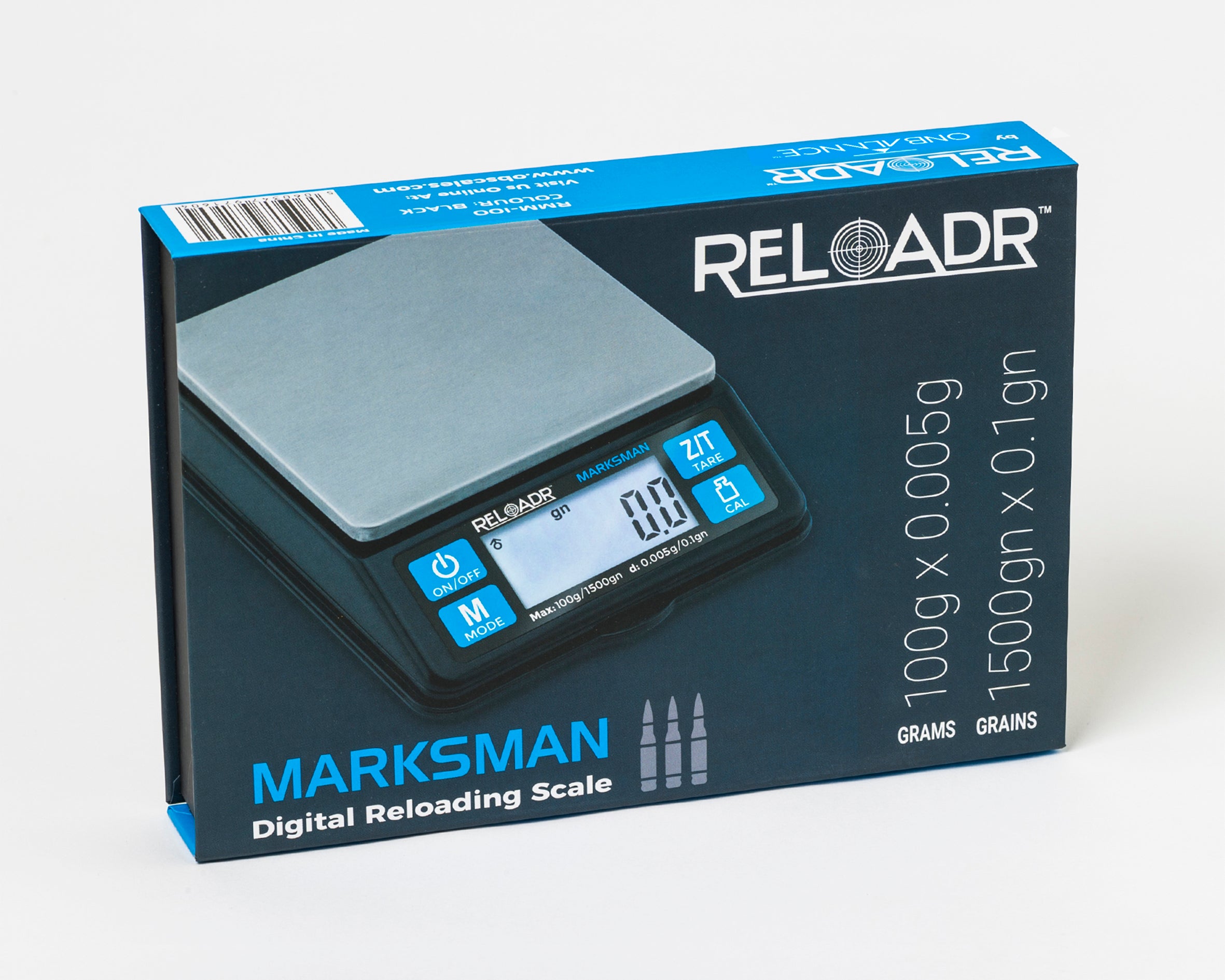 RMM-100 RELOADR™ MARKSMAN Milligram SCALE KIT 100g x 0.005g