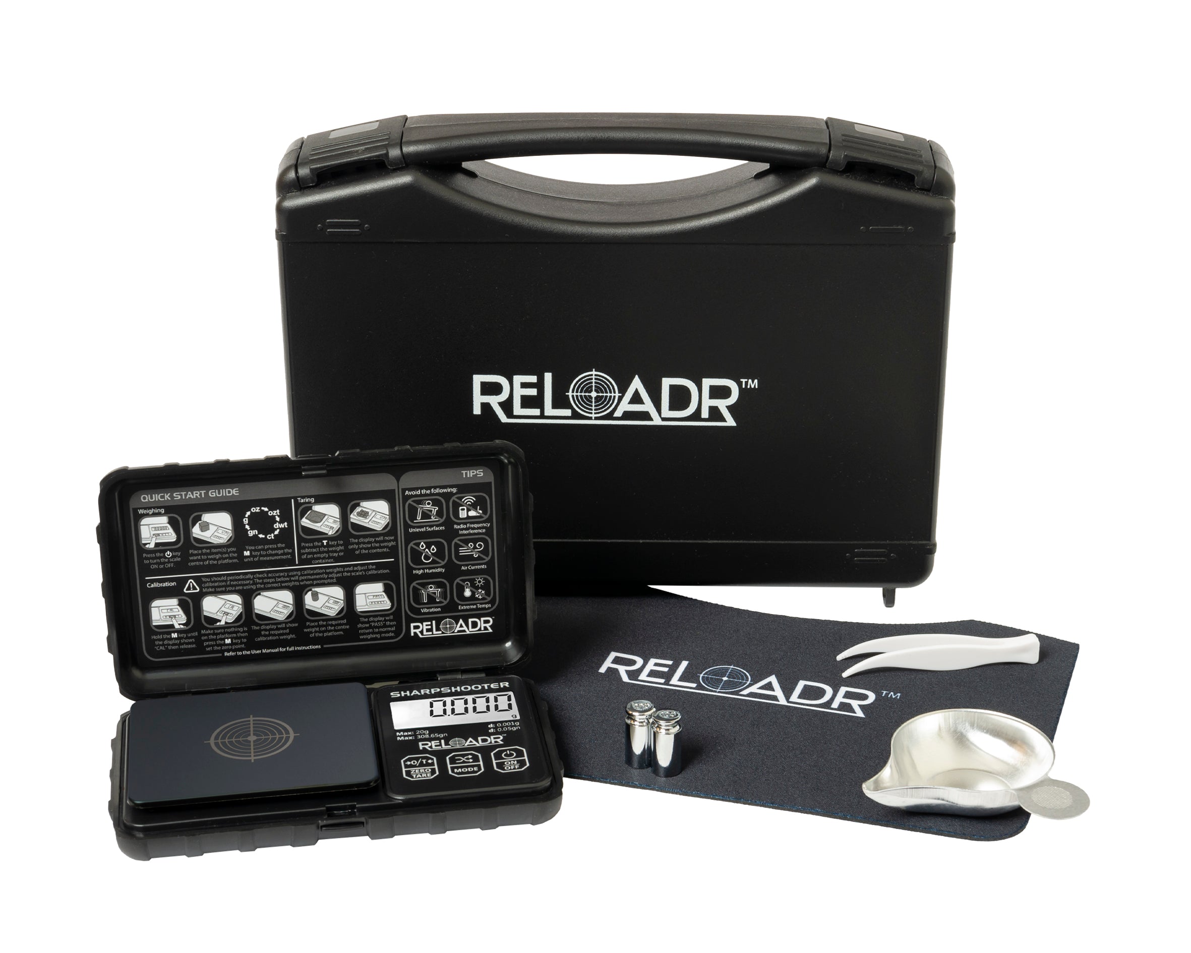 RSS-20 ON BALANCE RELOADR™ SHARPSHOOTER SCALE MILLIGRAM KIT 20G X 0.001G